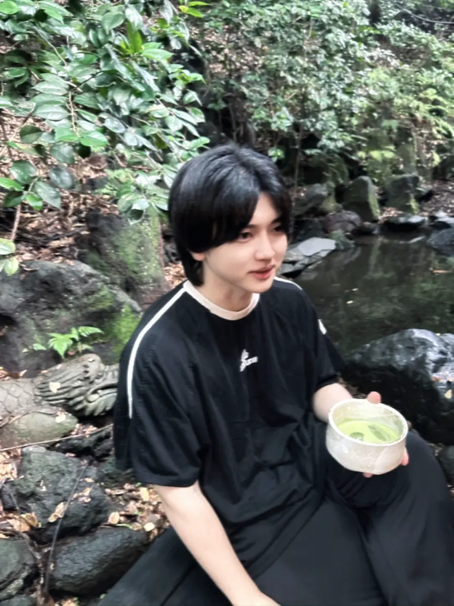 カフェでの一枚